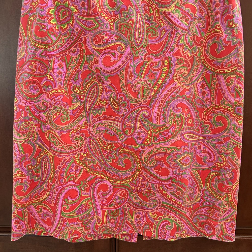 Vibrant Paisley Skirt